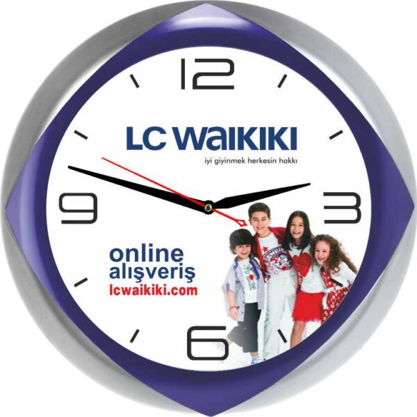 BL-1060 Bellisima Sessiz Akar Promosyon Duvar Saati 32 cm — Promosyon Duvar Saatleri