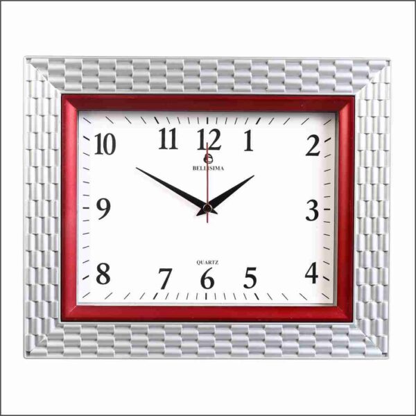 BL-1067-K Bellisima Dikdörtgen Duvar Saati 28x34 cm — Bellisima Renkli