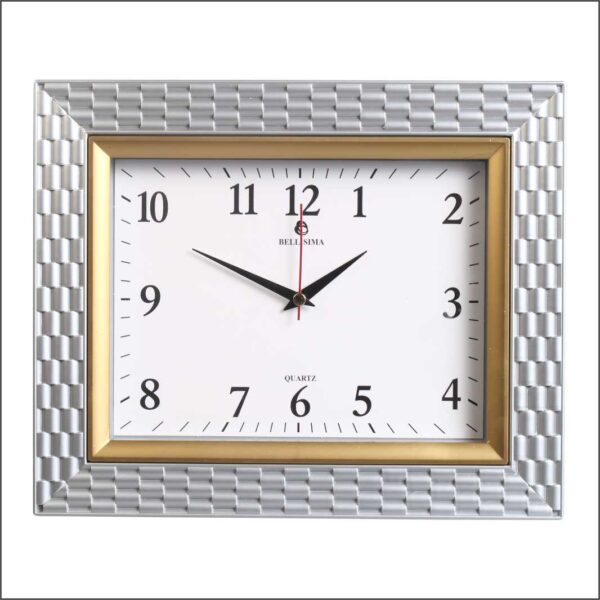 BL-1067-YA Bellisima Mineral Camlı Duvar Saati 28x34 cm — Bellisima Renkli