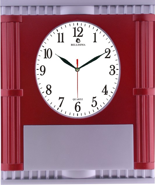 BL-2004-K Bellisima Sessiz Mekanizmalı Duvar Saati 28x32 cm — Bellisima Renkli
