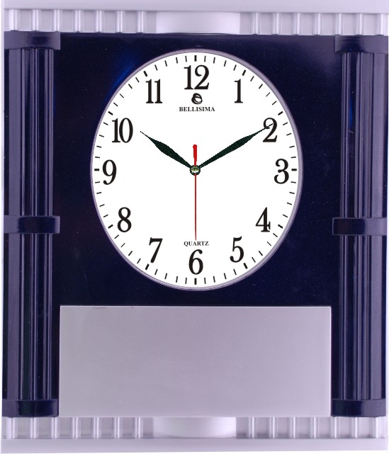 BL-2004-L Bellisima Akrilik Boyalı Duvar Saati 28x32 cm — Bellisima Renkli
