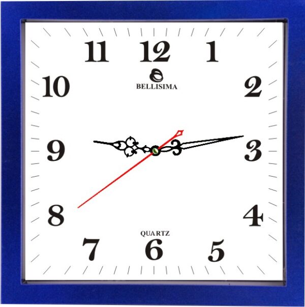 BL-3003-M Bellisima Akrilik Boyalı Duvar Saati 37 cm — Bellisima Renkli