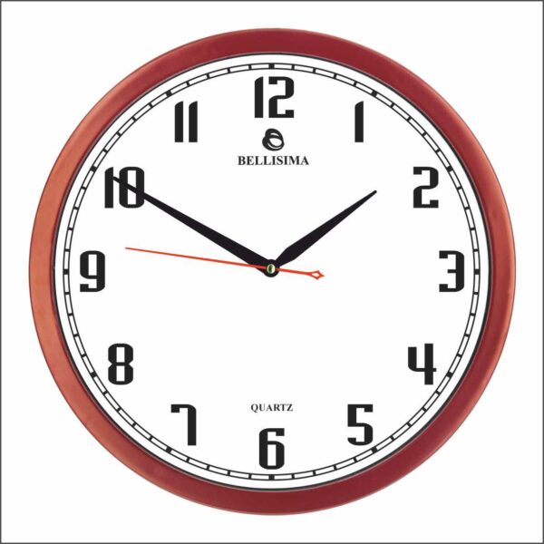 BL-3012-K Bellisima Akrilik Boyalı Duvar Saati 35 cm — Bellisima Renkli