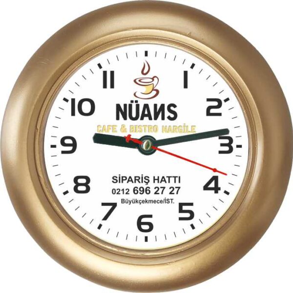 BL-5001-YA Nüans Magnetli Buzdolabı Saati 12 cm — Buzdolabı Saatleri