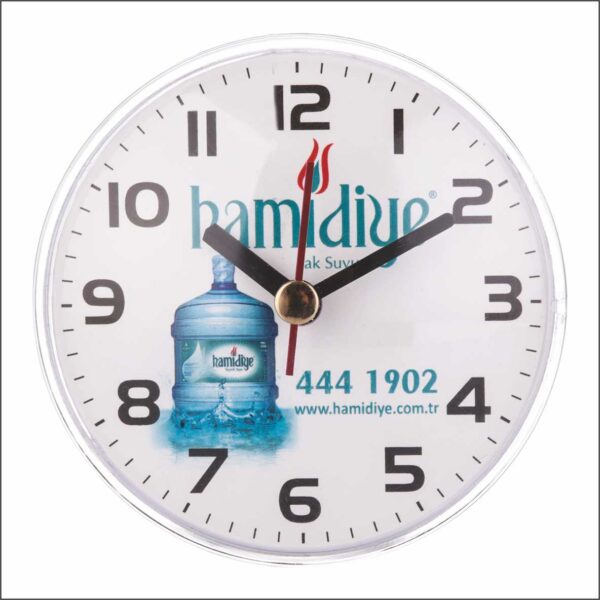 BL-5003 Akrilik Camlı Magnetli Buzdolabı Saati 10 cm — Buzdolabı Saatleri