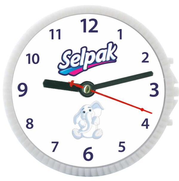 BL-5006 Beyaz Magnetli Buzdolabı Saati — Buzdolabı Saatleri