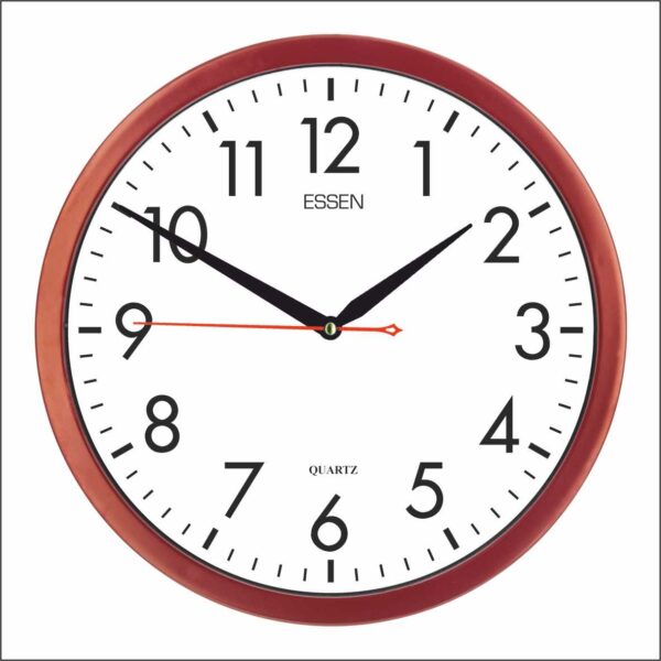 ES-110-K Essen Renkli Duvar Saati 25 cm — Essen Renkli Modeller