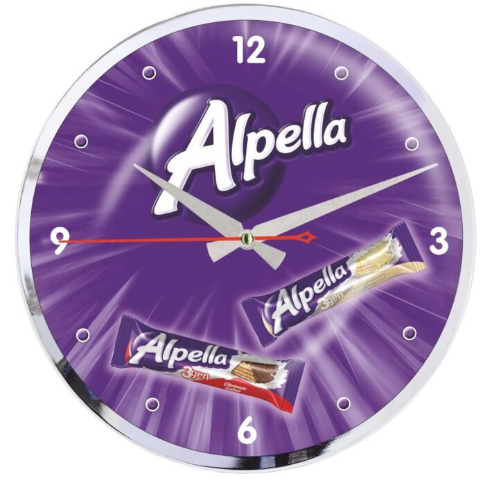 Bombeli Camlı Duvar Saatleri Promosyonluk